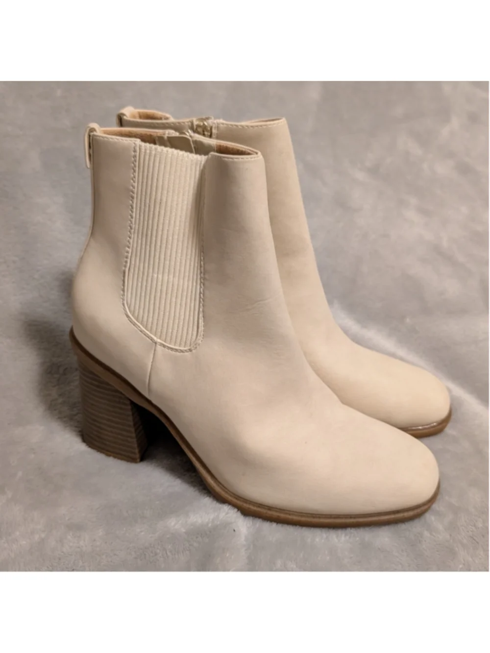 Dr. Scholl's Ride Away Beige Ankle Booties Women's Size 9.5 B261